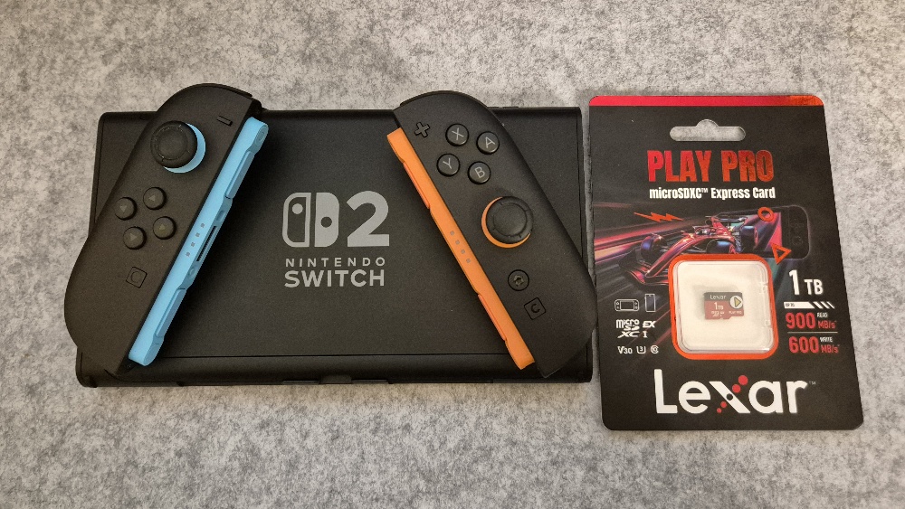 ><Zubehör-Review: Lexar PLAY PRO 1TB microSD Express Karte (NSW2)